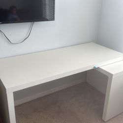 White Office Table