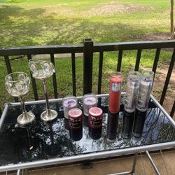 Candles And Candle Holder