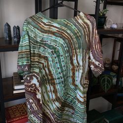 “Geode” Style Oversize Handmade Tye Dye Shirt