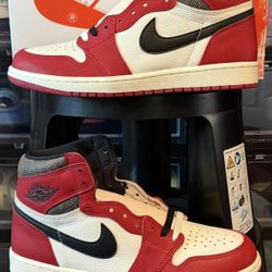 Jordan 1 Retro High Og Lost n Found Chicago Size 10