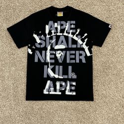Bape T Shirt Black Medium 