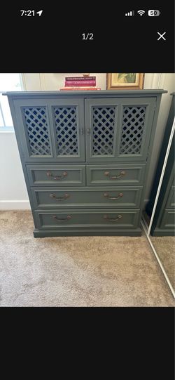 Real wood dresser