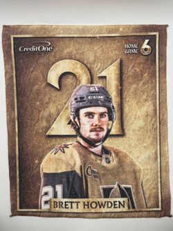 Vegas Golden Knights Playoff Rally Towel Round 2 Game 6 Brett Howden 5/12/26
