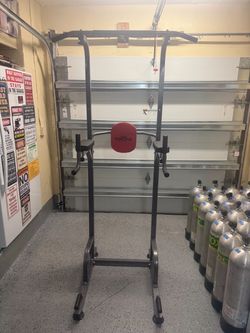 RELIFE Power Tower Pull-Up Dip Station