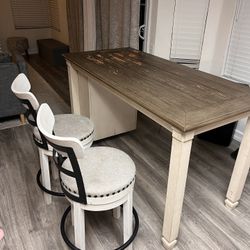 Dinner Table With Two Chairs, Come Pick Tomorrow 