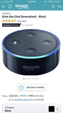 amazon echo dot speaker home device