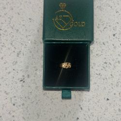 14k Gold Nugget Ring
