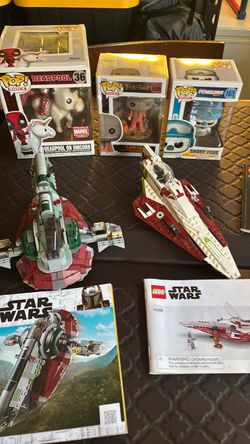 Funko pops  and Star Wars Legos