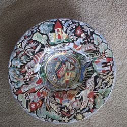 Large Jose Cire Royo glass bowl