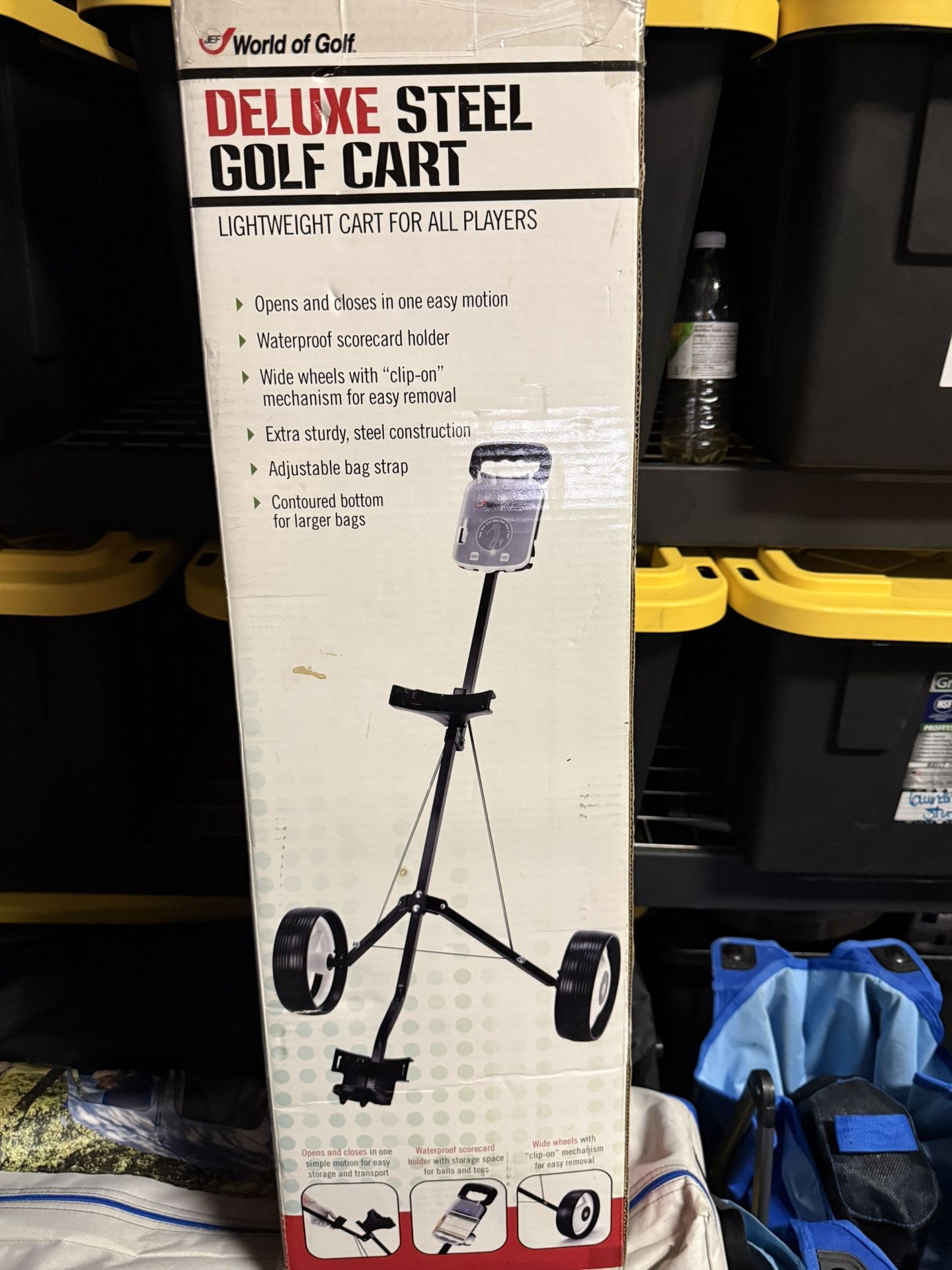 World Of Golf - Deluxe Steel Golf Cart