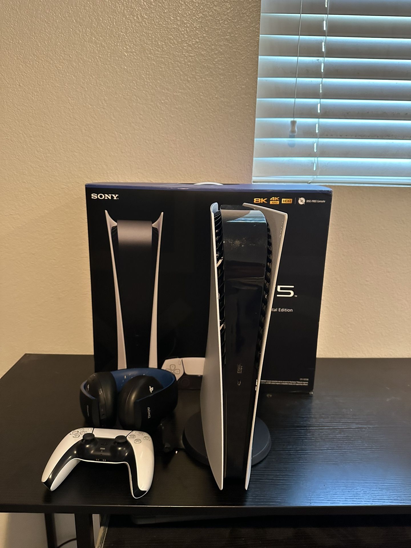 PS5 with Wireless headset