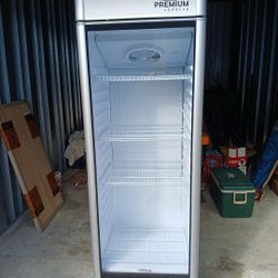 Glass Front Refrigerator 