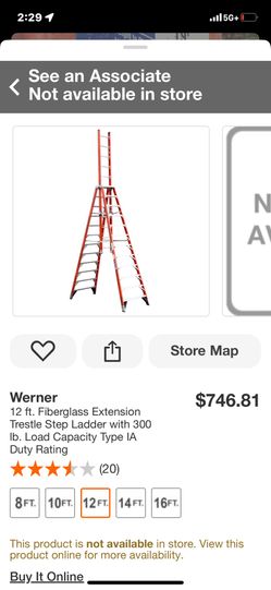 Werner 12 ft. Fiberglass Extension