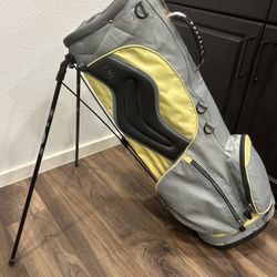 Grey & Yellow Golf Stand Bag