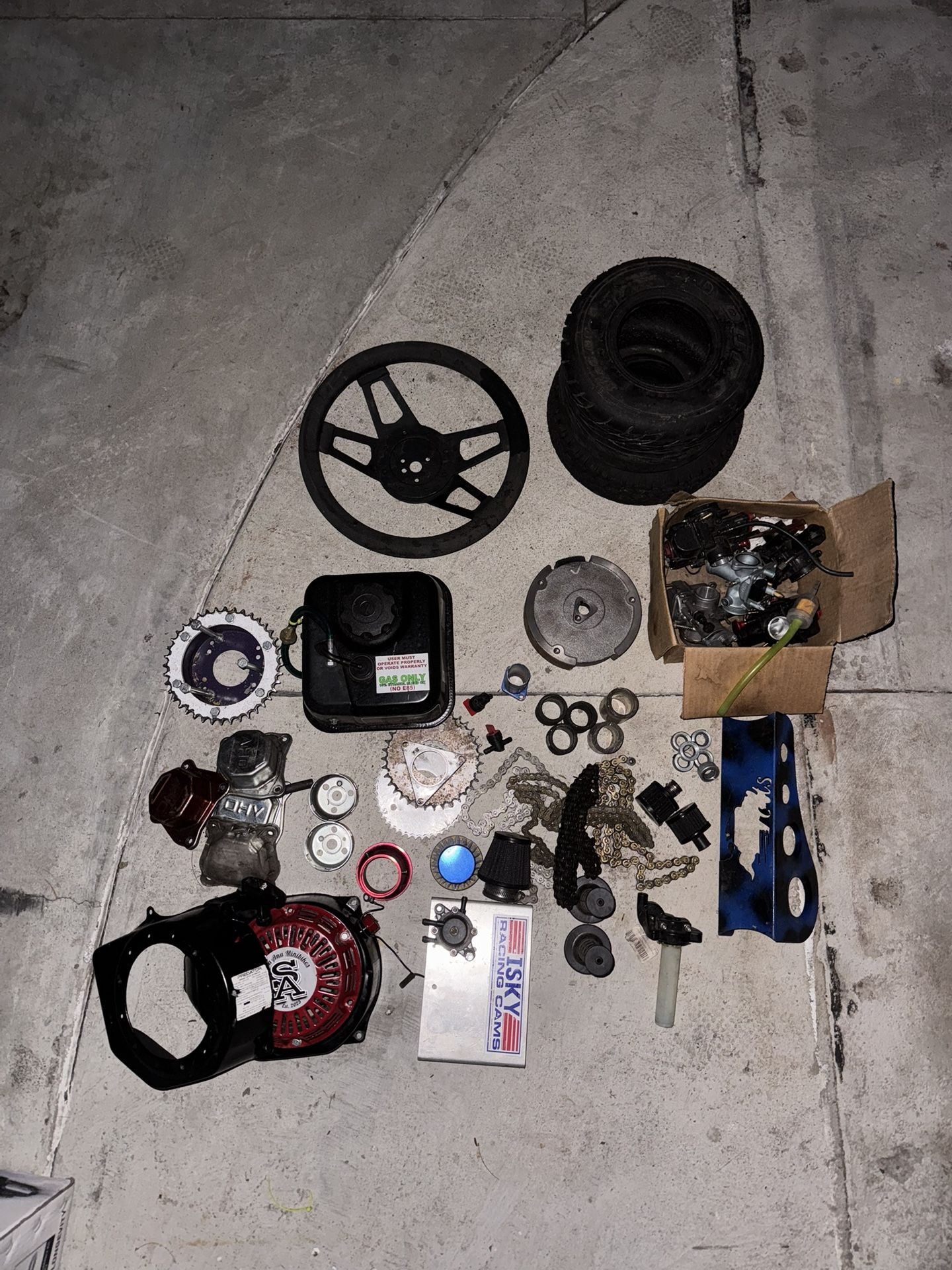 Mini Bike Parts Lot