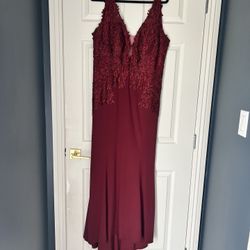 Burgundy Dress