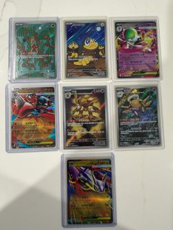 Korean Pokemon cards full arts