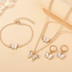 Necklace Earrings Bracelet 