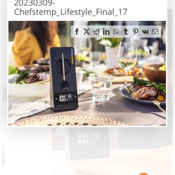 ChefsTemp ProTemp Plus – The Next Generation Wireless Smart Meat Thermometer