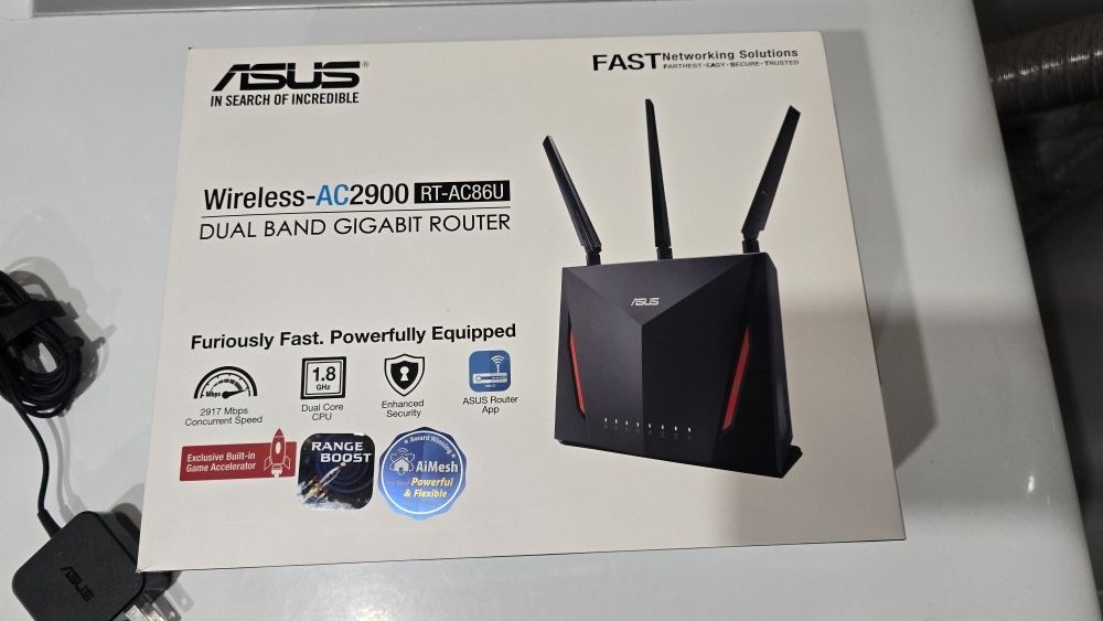 ASUS AC2900 WiFi Gaming Router (RT-AC86U) - Dual Band Gigabit Wireless Internet Router