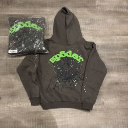 Slate Grey Spider Hoodie