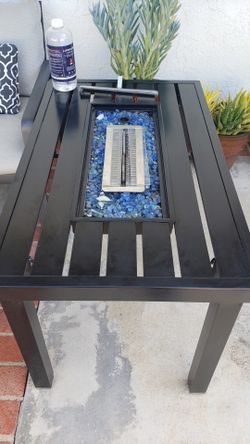 Lovinflame table with fire box