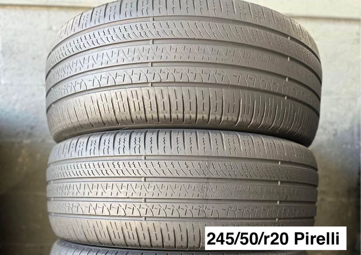 245/50/r20 Pirelli TWO (2) TIRES