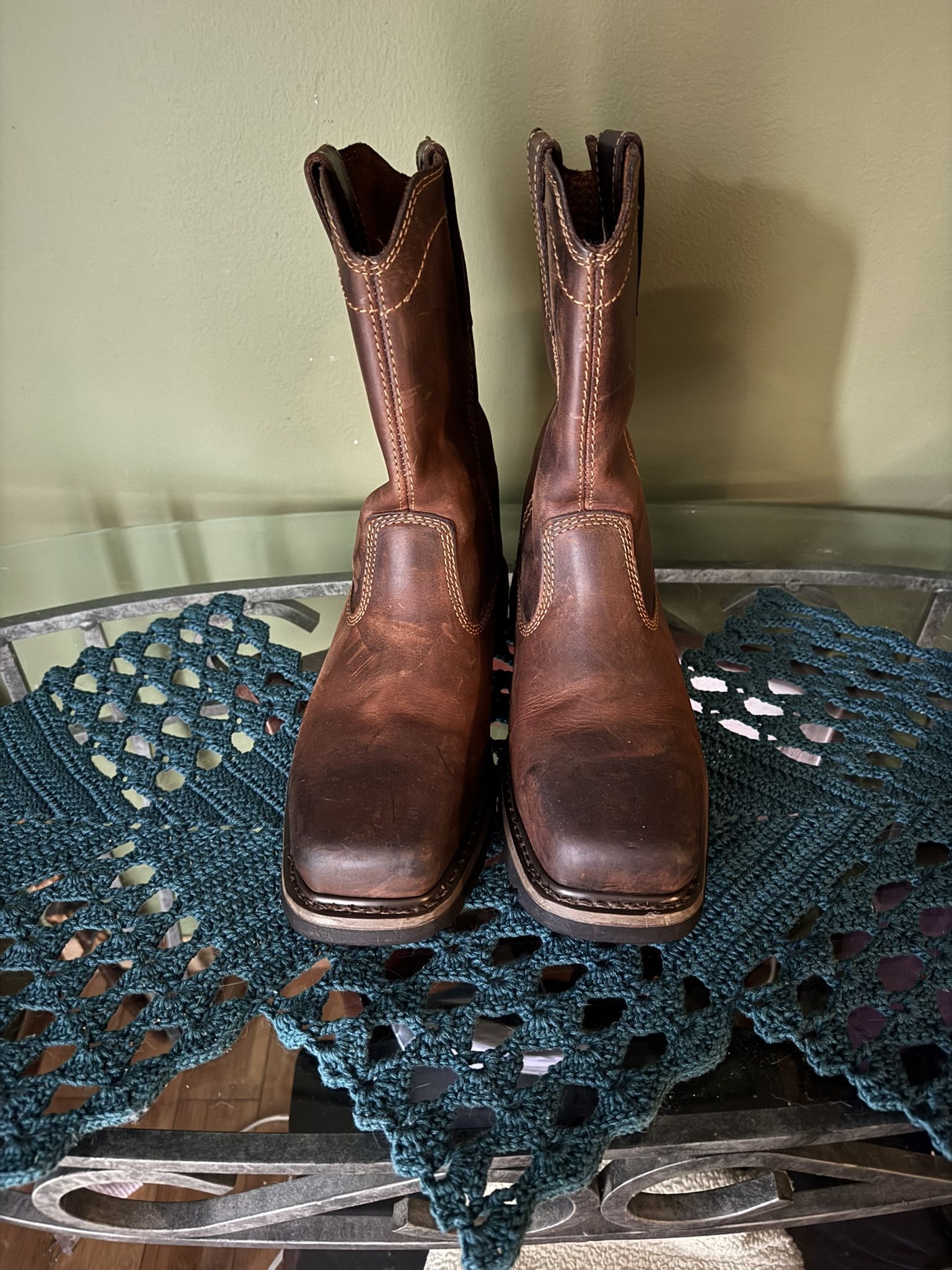 Caterpillar Western Style Cowboy Boots Size 10