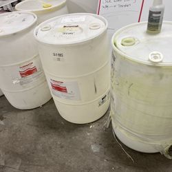 Empty Plastic Drums 