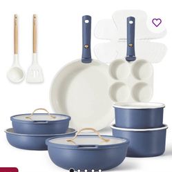 20 Pieces Carote Pans Set