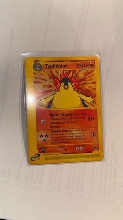 Typhlosion Pokémon Card E-Reader Series NM