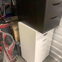 Cabinets Black An White