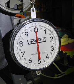 HOBART Scale. PRO 30 CAPACITY 30 LBS.x1oz.