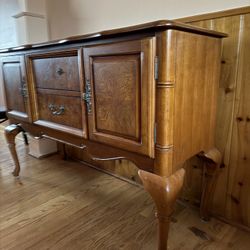 Vintage Wooden Sideboard 