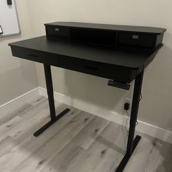 Brand New Black Adjustable Electric Standing Desk