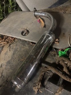 Chrome Motorcycle Exhaust Pipe Muffler
