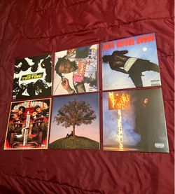 RAP VINYL LP LOT (A$AP ROCKY, PLAYBOI CARTI, TRAVIS SCOTT, 21 SAVAGE, SLOWTHAI, J COLE)