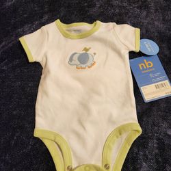 Brand New Baby Girl Clothes. Sleeper.  Onesie. Sleep And Play. With Tag Still On. 0-12 Months