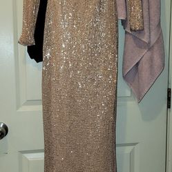 Gold Seguin Dress