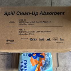 NEW Spill Hero Xsorb Super Absorbent 8: 6qt Bags