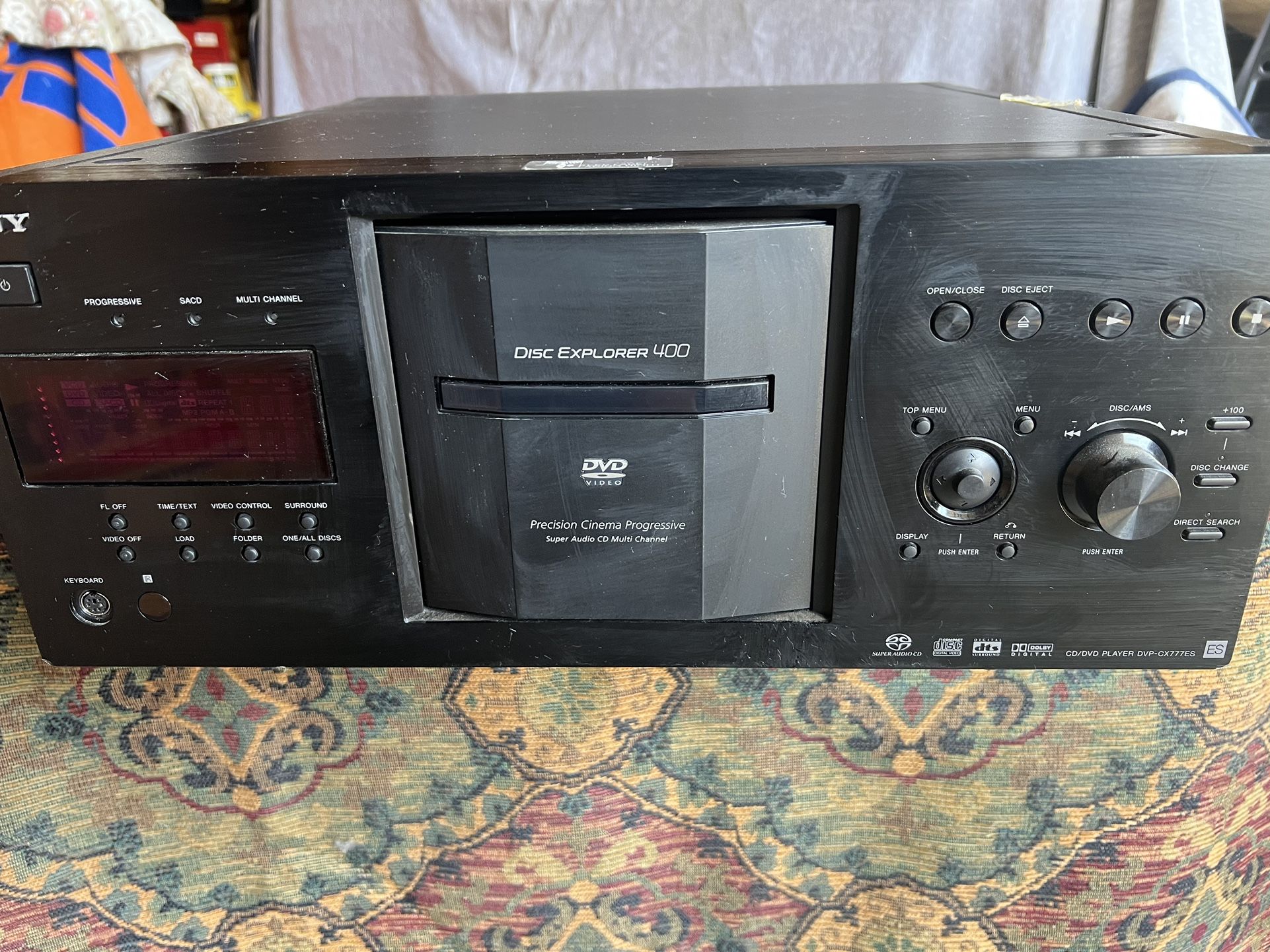 Sony Dvp cx777es 400 Disc Changer DVD Cd Sacd
