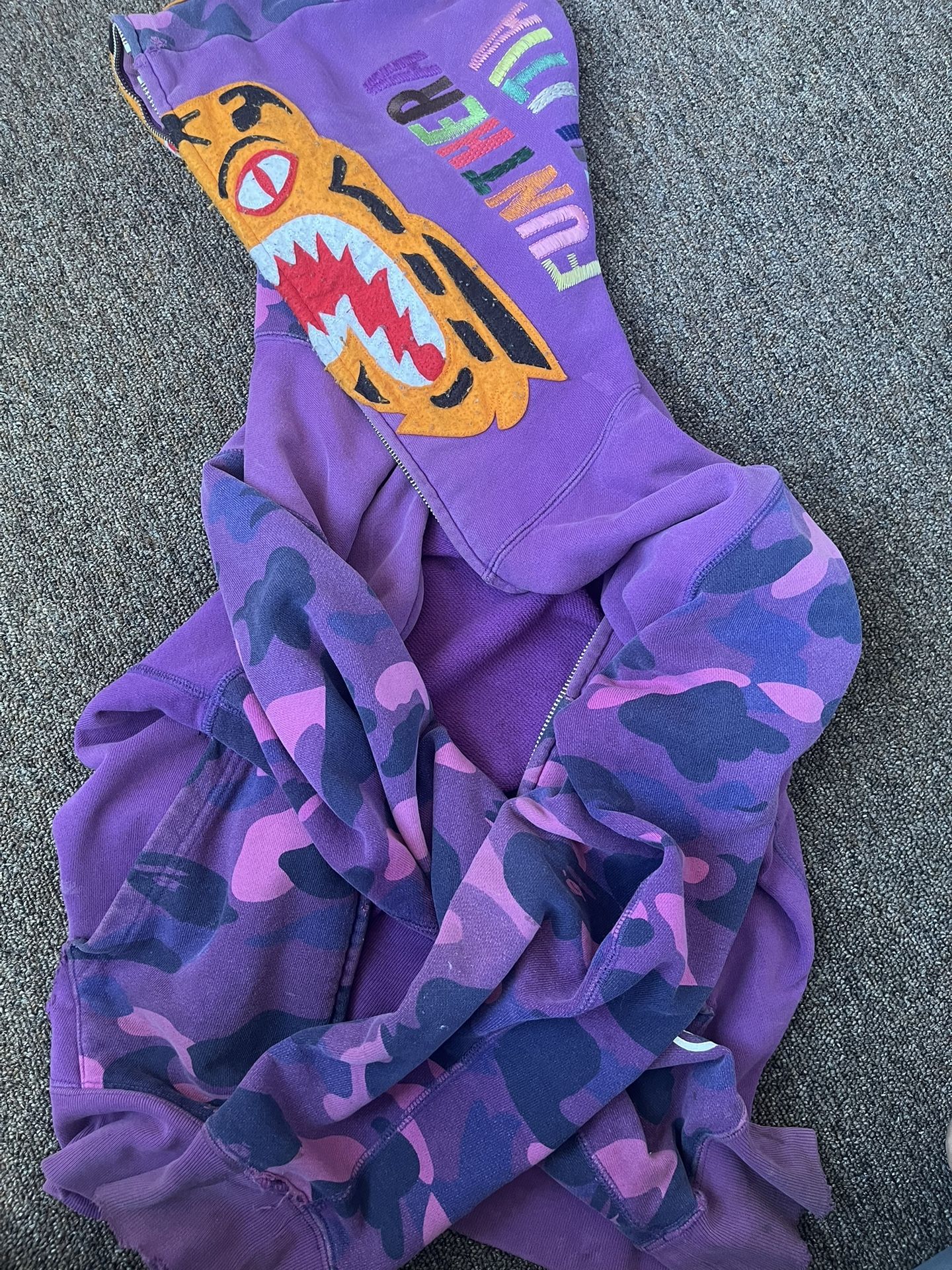 Purple Bape Hoodie