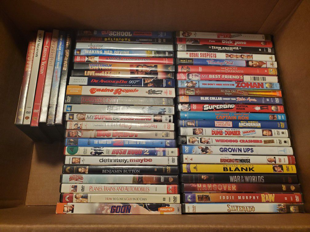 50 DVDs - $40
