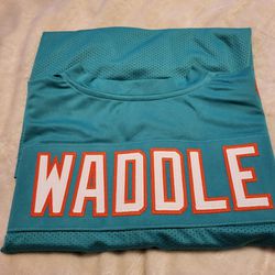 Waddle Signed Jersey And George Pickens Signed Football 