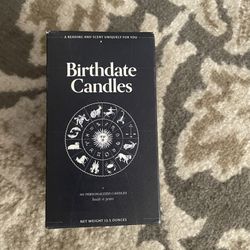 Birthdate Cancer candle 7/11/24
