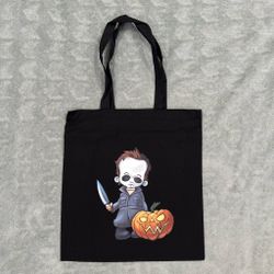 Michael Myers Halloween Canvas Tote Bag