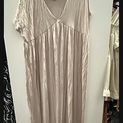 NWT beige Maxi Dress