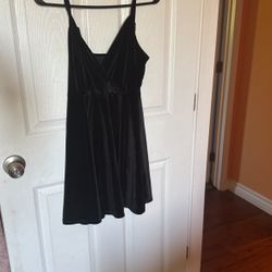 Little Black Dress.  Velvet.