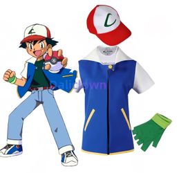 Pokemon Ash Ketchum adult Cosplay Costume size 2XL