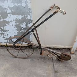 Antique double accessory walk behind plow